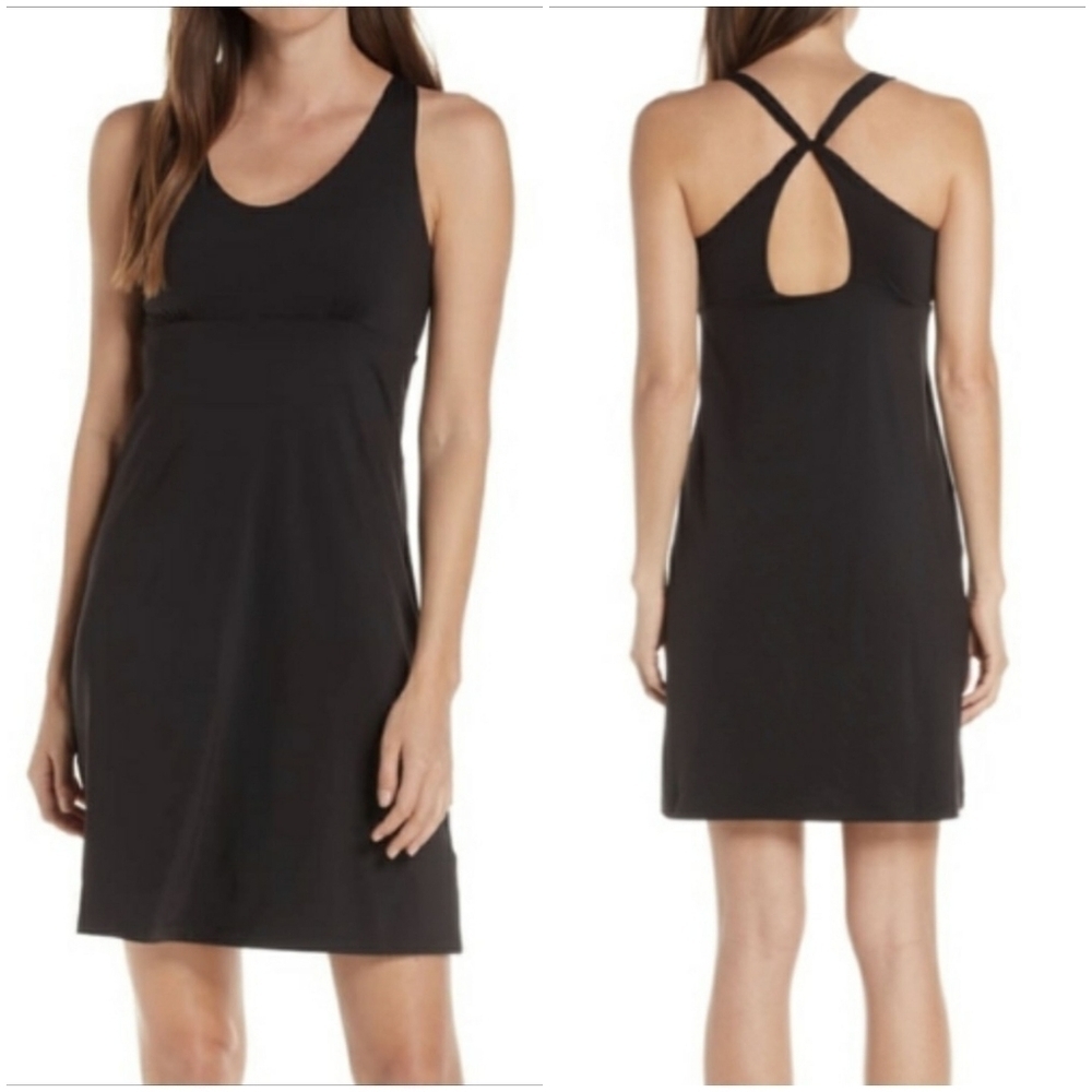 Patagonia Magnolia Spring Mini Dress, Color Black, Size XS